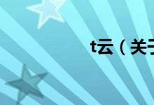 t云（關(guān)于t云的介紹）