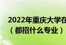 2022年重慶大學(xué)在廣東招生計(jì)劃及招生人數(shù)（都招什么專業(yè)）