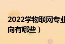 2022學物聯(lián)網(wǎng)專業(yè)可以找什么工作（就業(yè)方向有哪些）