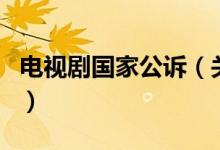 電視劇國家公訴（關于電視劇國家公訴的介紹）