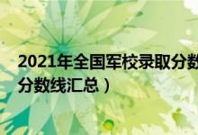 2021年全國軍校錄取分數(shù)線一覽表（2021年全國軍校錄取分數(shù)線匯總）
