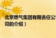 北京燃?xì)饧瘓F(tuán)有限責(zé)任公司（關(guān)于北京燃?xì)饧瘓F(tuán)有限責(zé)任公司的介紹）