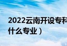 2022云南開設(shè)專科的本科大學(xué)有哪些（都有什么專業(yè)）