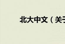 北大中文（關(guān)于北大中文的介紹）