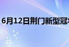 6月12日荊門(mén)新型冠狀病毒肺炎疫情最新消息