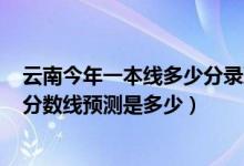 云南今年一本線多少分錄取2020（云南2022高考一本錄取分?jǐn)?shù)線預(yù)測是多少）