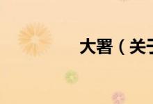 大署（關(guān)于大署的介紹）