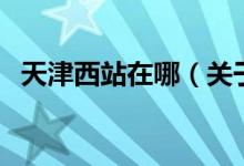 天津西站在哪（關(guān)于天津西站在哪的介紹）