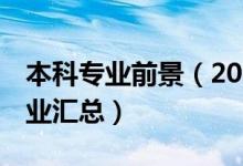 本科專業(yè)前景（2022年50所大學(xué)優(yōu)勢本科專業(yè)匯總）