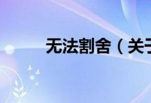 無(wú)法割舍（關(guān)于無(wú)法割舍的介紹）