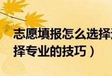 志愿填報(bào)怎么選擇適合自己的專業(yè)（2022選擇專業(yè)的技巧）
