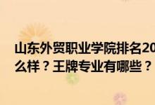山東外貿(mào)職業(yè)學(xué)院排名2020（2022年山東外貿(mào)職業(yè)學(xué)院怎么樣？王牌專業(yè)有哪些？）