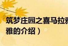 筑夢(mèng)莊園之喜馬拉雅（關(guān)于筑夢(mèng)莊園之喜馬拉雅的介紹）