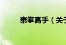 泰拳高手（關(guān)于泰拳高手的介紹）