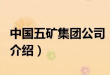 中國五礦集團(tuán)公司（關(guān)于中國五礦集團(tuán)公司的介紹）