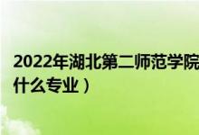 2022年湖北第二師范學院在山東招生計劃及招生人數(shù)（都招什么專業(yè)）