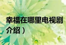 幸福在哪里電視?。P(guān)于幸福在哪里電視劇的介紹）