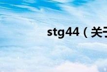 stg44（關(guān)于stg44的介紹）