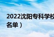 2022沈陽專科學校有哪些（最好的高職院校名單）