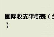 國(guó)際收支平衡表（關(guān)于國(guó)際收支平衡表的介紹）