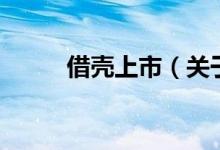 借殼上市（關(guān)于借殼上市的介紹）
