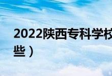 2022陜西專科學(xué)校排名（好的大專院校有哪些）