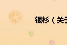 銀杉（關(guān)于銀杉的介紹）