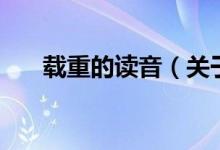 載重的讀音（關于載重的讀音的介紹）