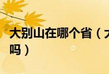大別山在哪個(gè)省（大別山區(qū)是我國(guó)的革命老區(qū)嗎）