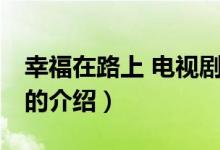 幸福在路上 電視?。P(guān)于幸福在路上 電視劇的介紹）