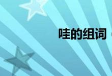 哇的組詞（哇組詞簡(jiǎn)介）