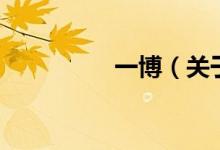 一博（關(guān)于一博的介紹）