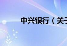 中興銀行（關(guān)于中興銀行的介紹）
