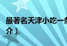 最著名天津小吃一條街（天津十大特色小吃簡(jiǎn)介）