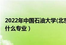 2022年中國石油大學(xué)(北京)各省招生計(jì)劃及招生人數(shù)（都招什么專業(yè)）