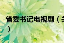 省委書記電視?。P(guān)于省委書記電視劇的介紹）
