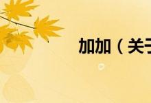 加加（關(guān)于加加的介紹）