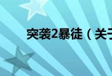 突襲2暴徒（關(guān)于突襲2暴徒的介紹）