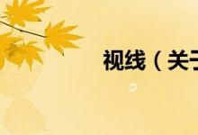 視線(xiàn)（關(guān)于視線(xiàn)的介紹）