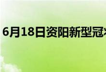 6月18日資陽(yáng)新型冠狀病毒肺炎疫情最新消息