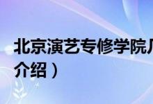 北京演藝專修學(xué)院幾本（北京演藝專修學(xué)院的介紹）