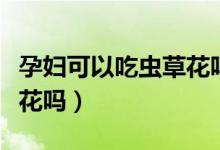 孕婦可以吃蟲(chóng)草花嗎燉雞嗎（孕婦可以吃蟲(chóng)草花嗎）