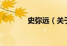 史彌遠（關于史彌遠的介紹）