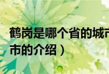 鶴崗是哪個(gè)省的城市（關(guān)于鶴崗是哪個(gè)省的城市的介紹）