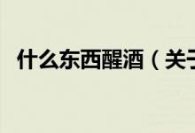 什么東西醒酒（關(guān)于什么東西醒酒的介紹）