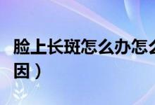 臉上長斑怎么辦怎么清除（身上長斑是什么原因）