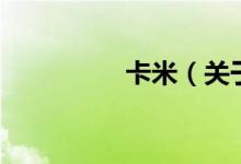 卡米（關于卡米的介紹）
