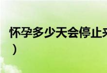 懷孕多少天會(huì)停止來月經(jīng)（懷孕多少天會(huì)嘔吐）