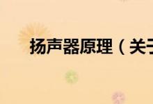 揚聲器原理（關(guān)于揚聲器原理的介紹）