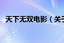 天下無(wú)雙電影（關(guān)于天下無(wú)雙電影的介紹）